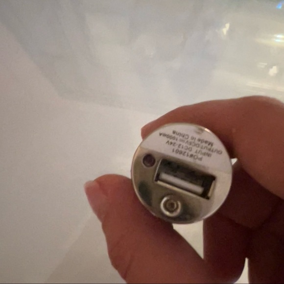 Purple Car Adaptor Phone Charger - Picture 3 of 3